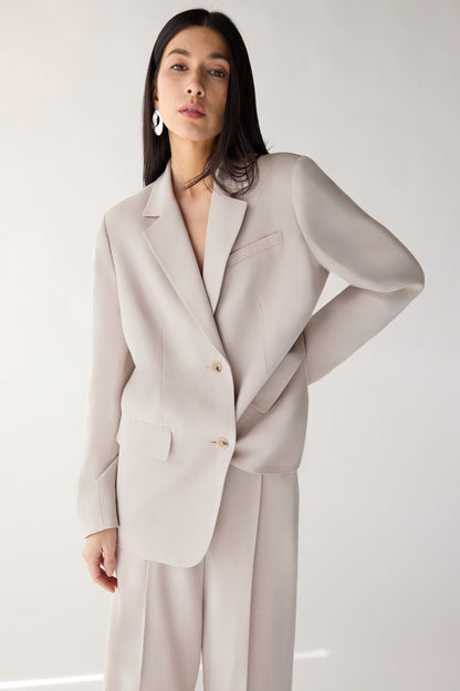 RELAXED FIT TENCEL BLAZER