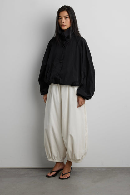 FUNNEL NECK NYLON JACKET