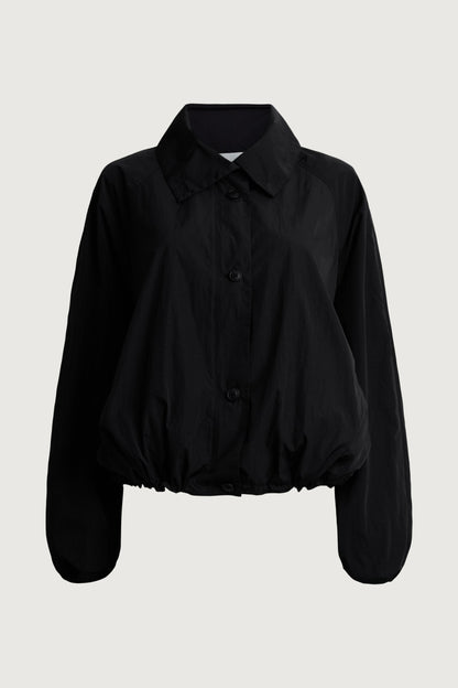 FUNNEL NECK NYLON JACKET