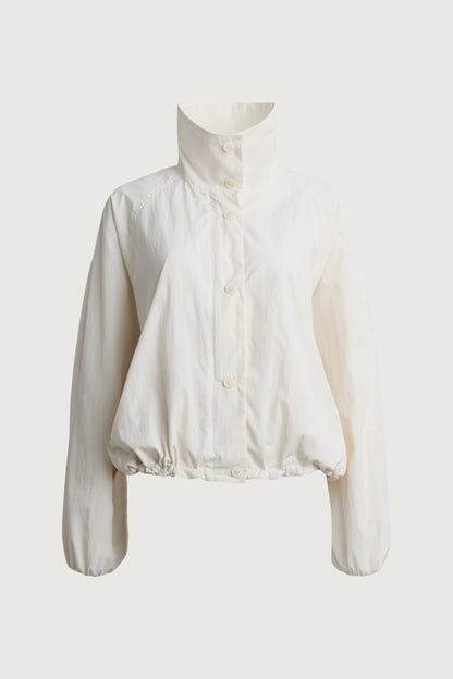 FUNNEL NECK NYLON JACKET