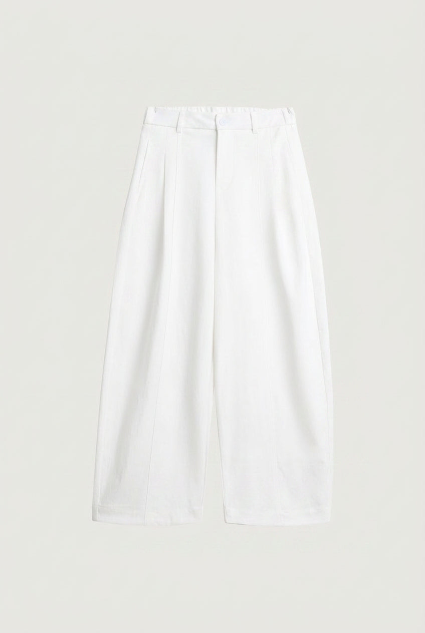 RELAXED PLEATED WIDE LEG PANT