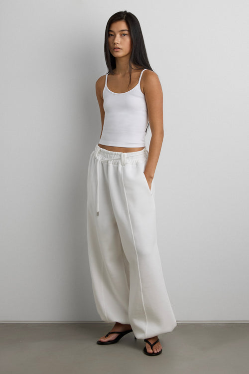 WIDE LEG SWEATPANT WITH DRAWSTRING