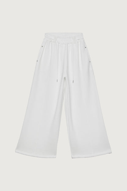 WIDE LEG SWEATPANT WITH DRAWSTRING