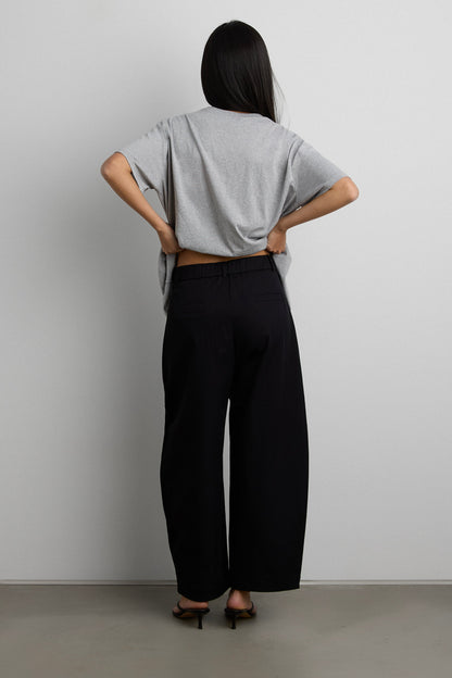 RELAXED PLEATED WIDE LEG PANT