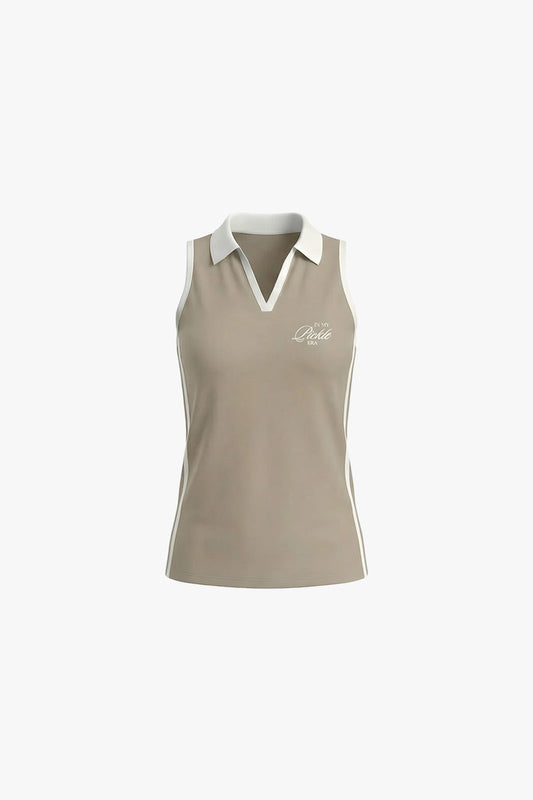 RALLY READY Top in Tan