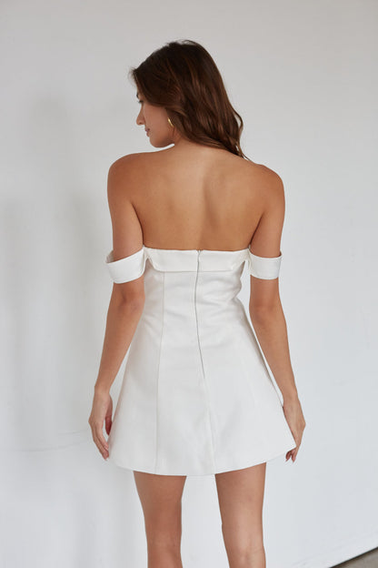 Roman Off The Shoulder Mini Dress