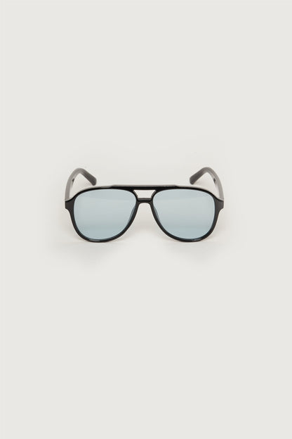 COLOURED LENS AVIATOR SUNGLASSES