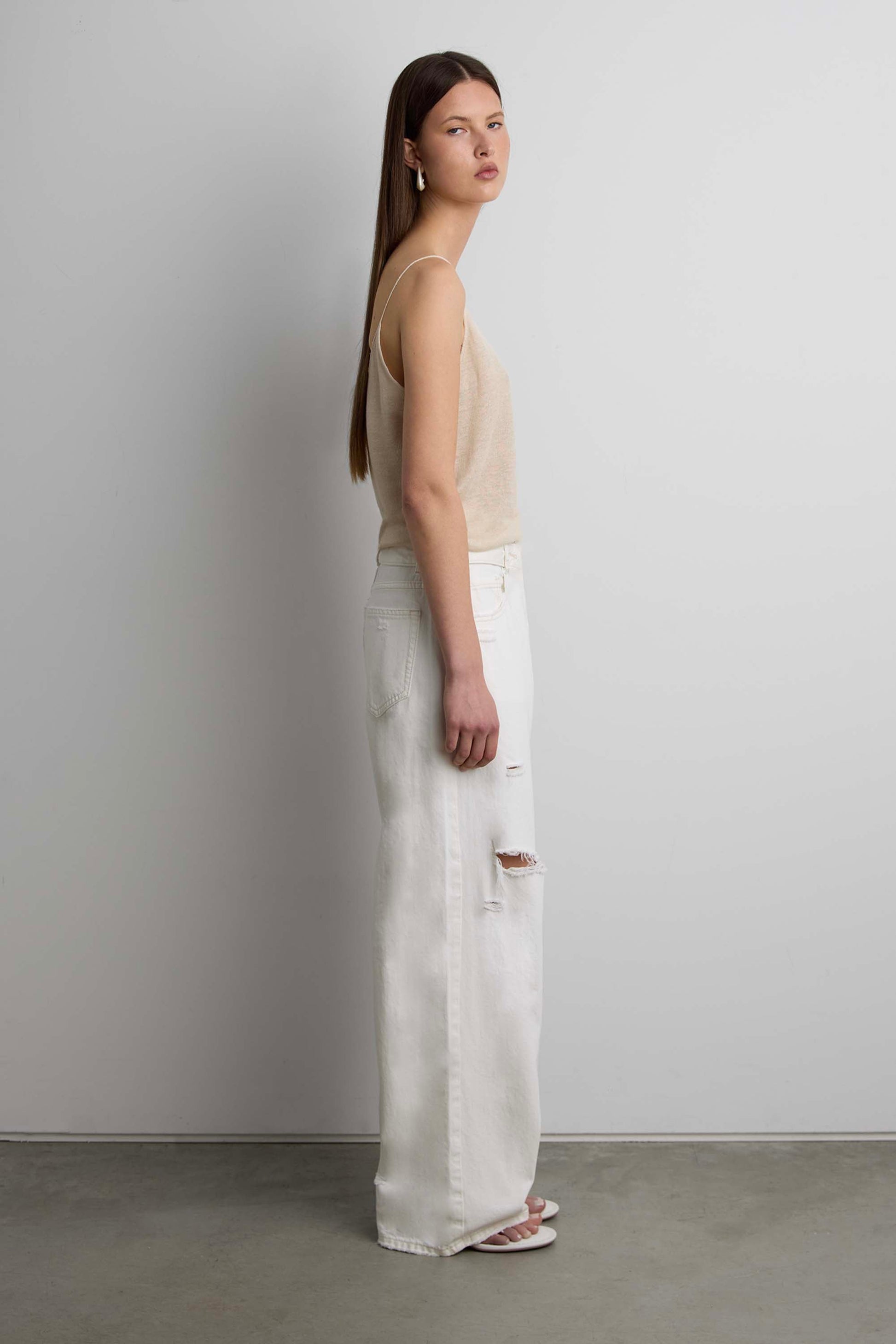 LINEN BLEND TANK TOP