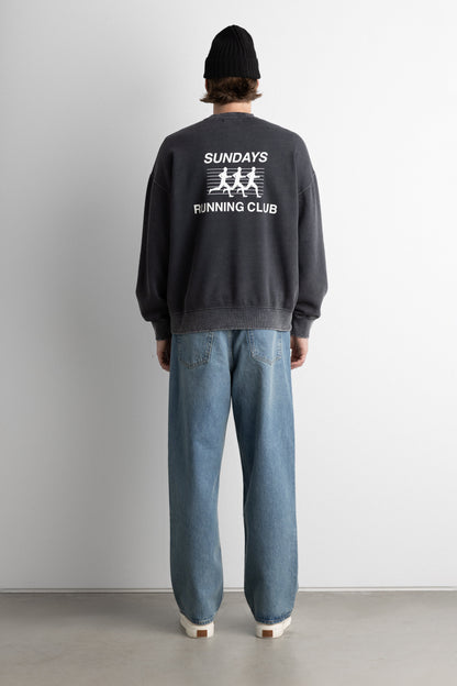 OVERSIZED CREWNECK  SWEATSHIRT