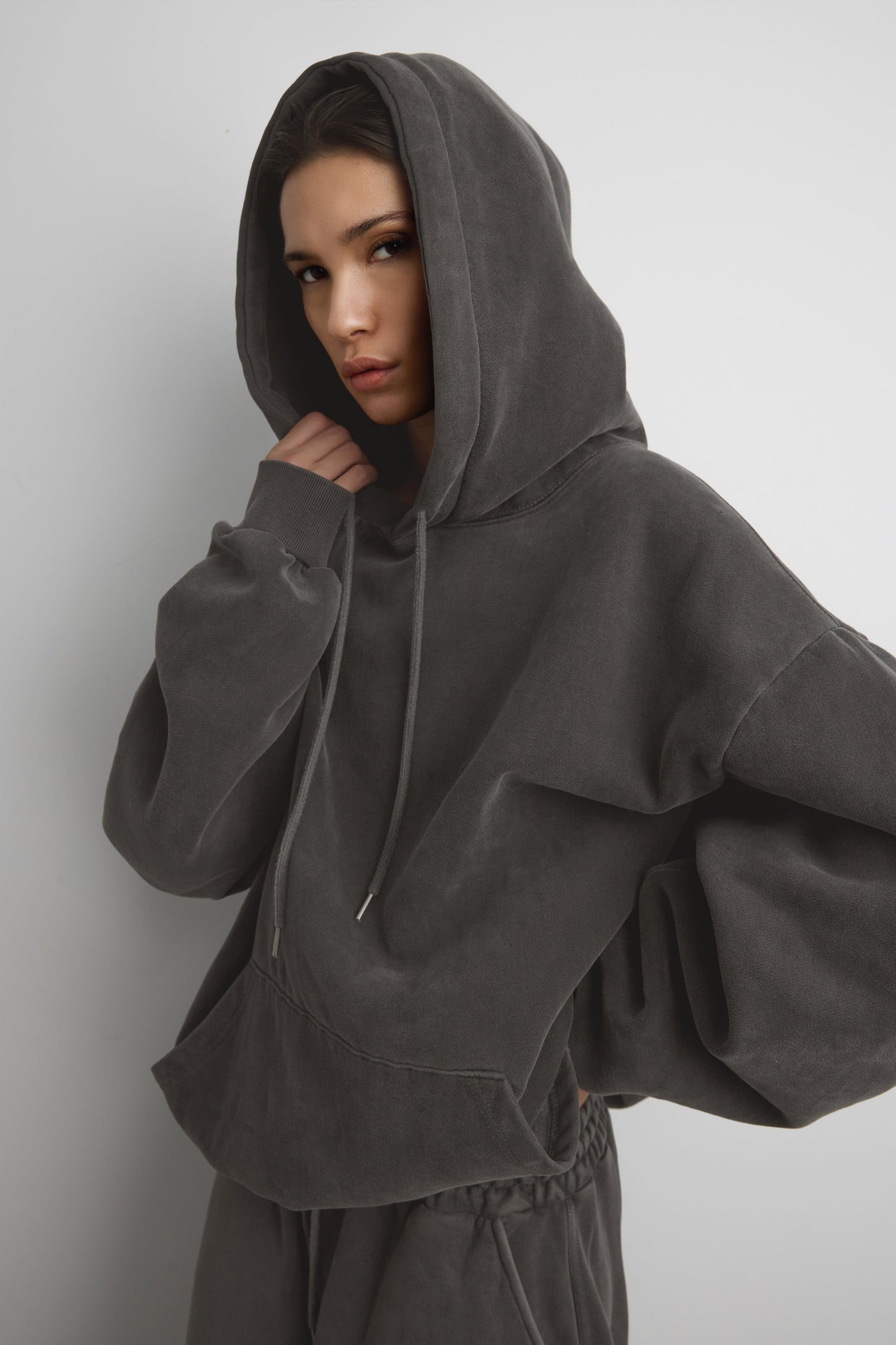 FLEECE STUDIO BOYFRIEND HOODIE