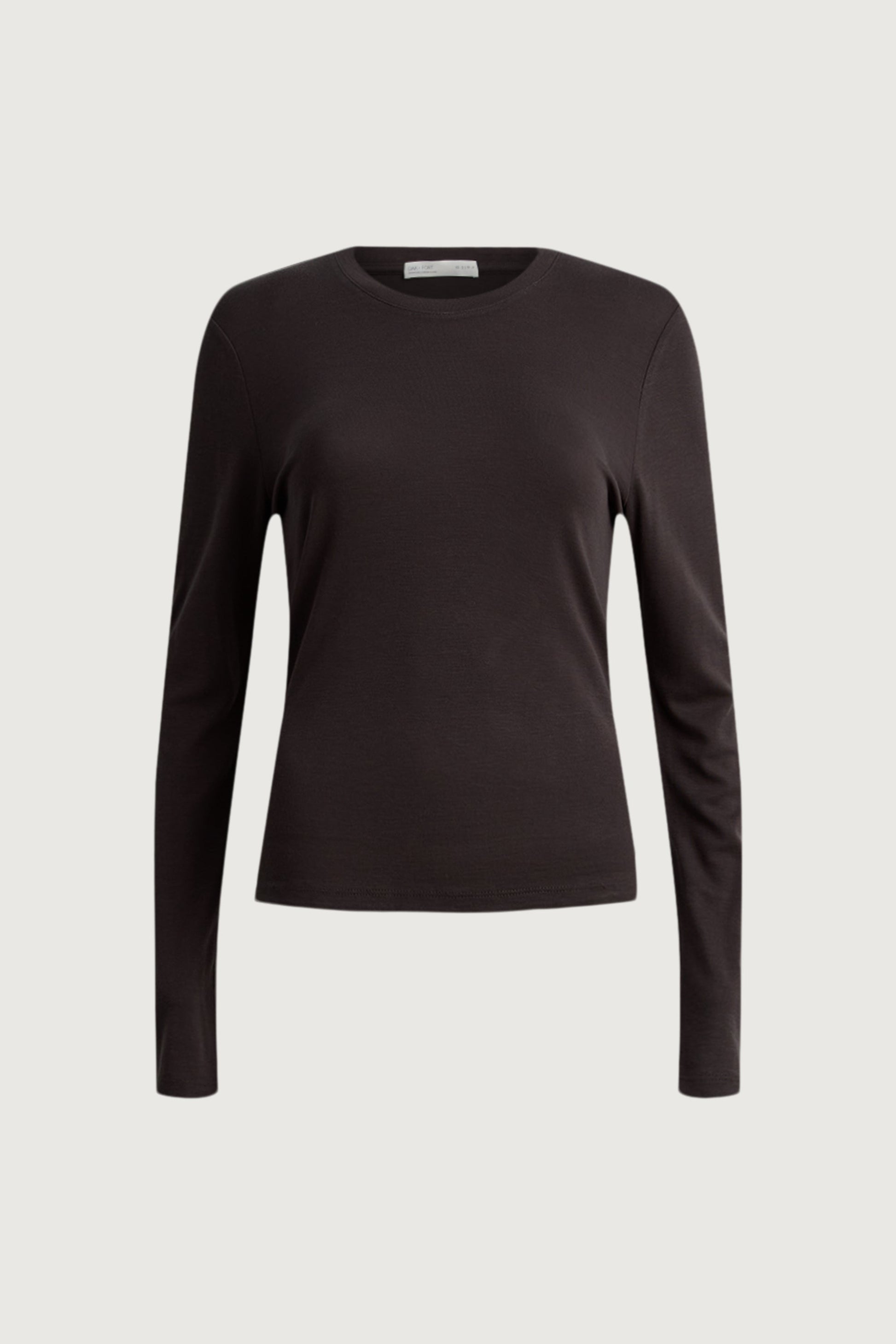 LONG SLEEVE CREW NECK TOP