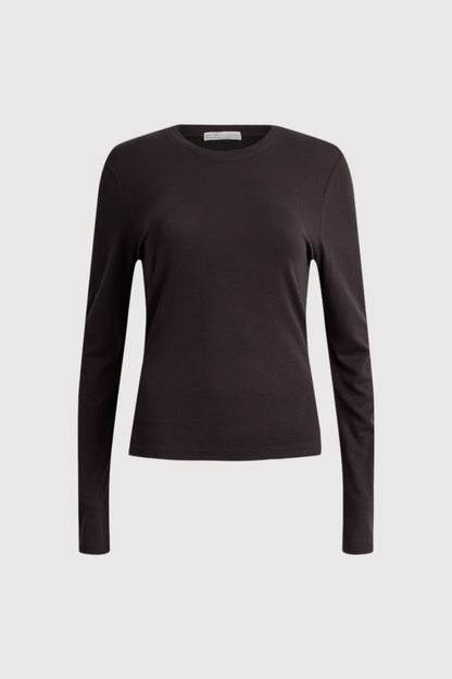 LONG SLEEVE CREW NECK TOP