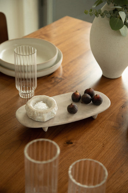 DUO FOOTED TRAY