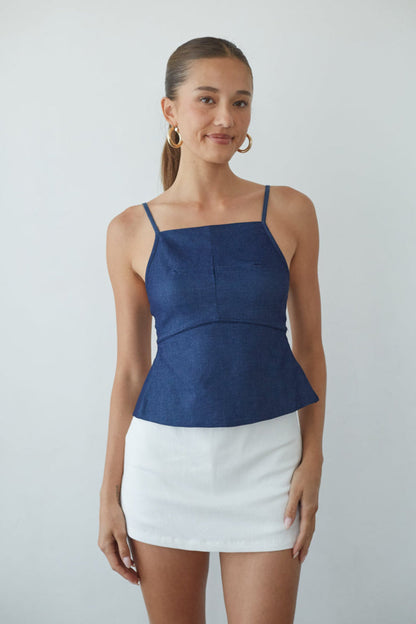 Sharen Open Back Tank Top