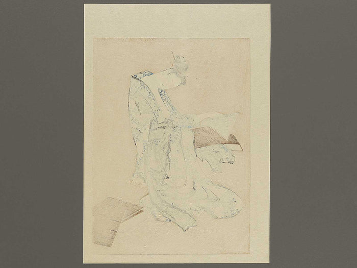 A book reading ripe beauty by Katsushika Hokusai, (Medium print size) / BJ319-613