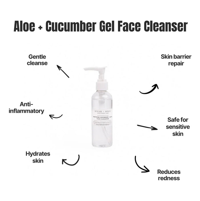 Aloe and Cucumber Gel Cleanser for Sensitive Skin