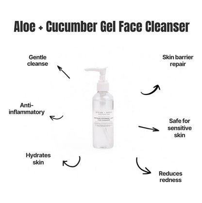 Aloe and Cucumber Gel Cleanser for Sensitive Skin