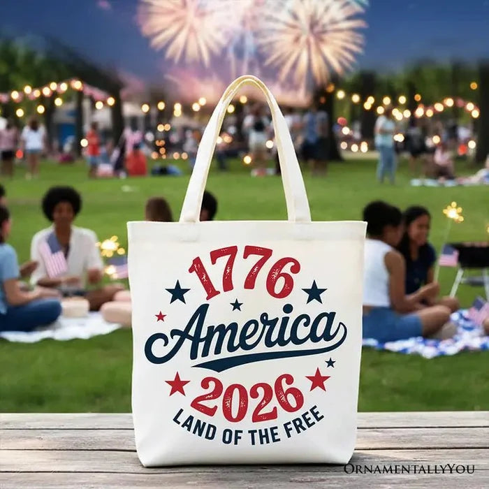 America 1776 - 2026 250th Anniversary Tote Bag - Potpourri Gift Shop
