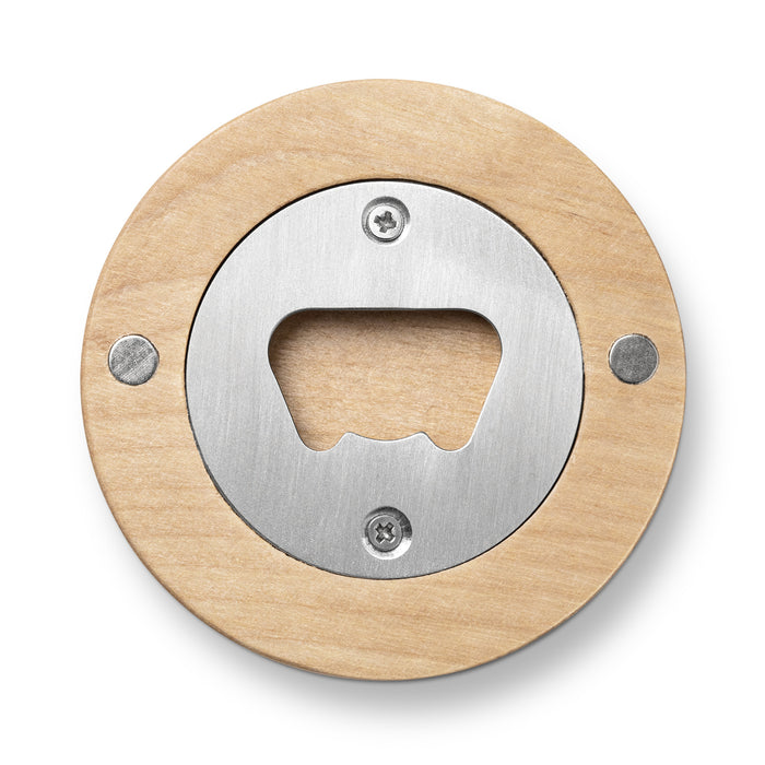 American Irish Flag Magnetic Wooden Bottle Opener