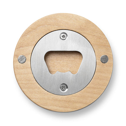American Irish Flag Magnetic Wooden Bottle Opener