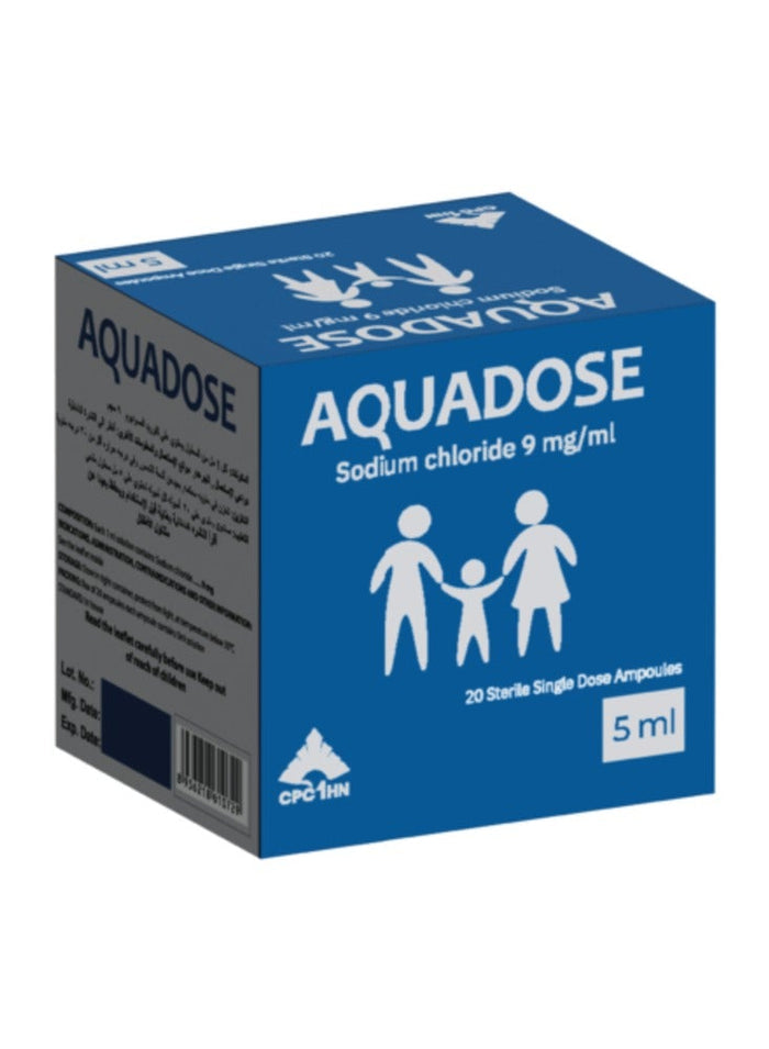 Aquadose Sodium Chloride Solution, 20x5ml