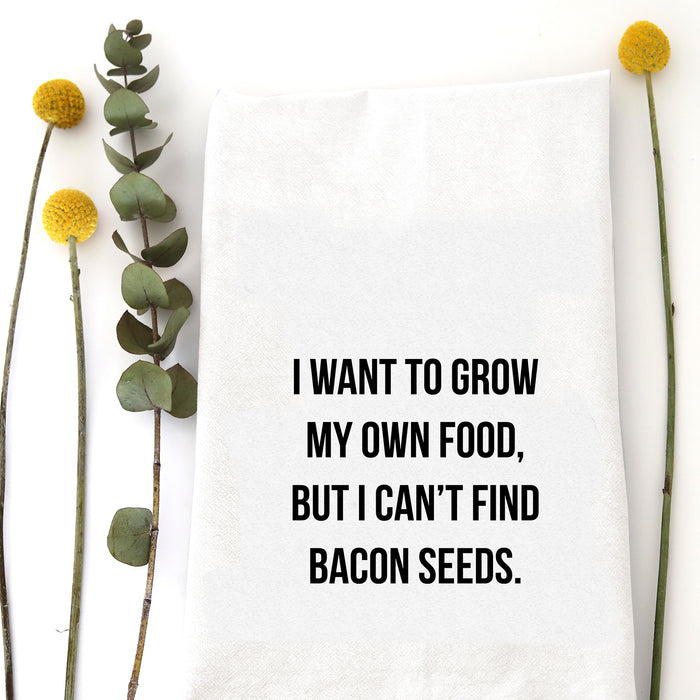 BACON SEEDS - TEA TOWEL