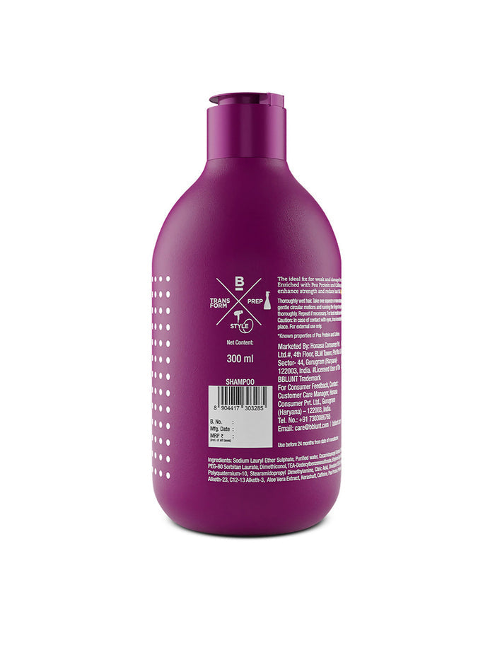 BBlunt Hairfall Control Pea Protein Shampoo 300ml + Conditioner 250g