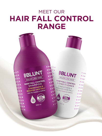 BBlunt Hairfall Control Pea Protein Shampoo 300ml + Conditioner 250g