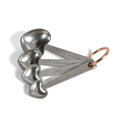 Beehive Handmade Hearts with Quotes Measuring Spoons - The Barrington Garage