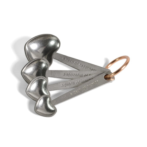 Beehive Handmade Hearts with Quotes Measuring Spoons - The Barrington Garage