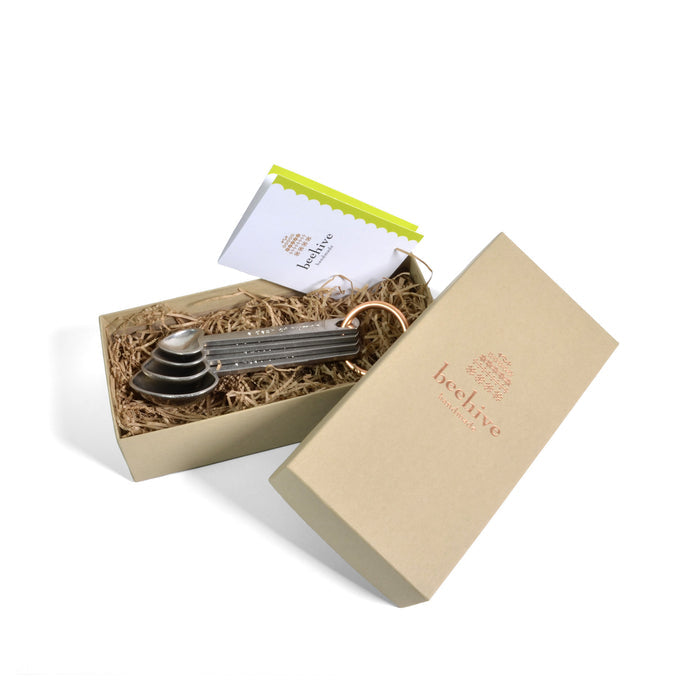 Beehive Handmade Hearts with Quotes Measuring Spoons - The Barrington Garage