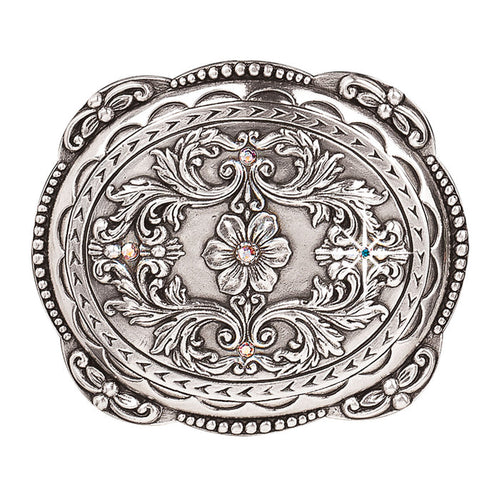 Blazin Roxx Ladies Oval Rhinestone Buckle