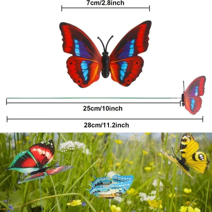 Butterfly Garden Stakes - Pack of 10 - Potpourri Gift Shop