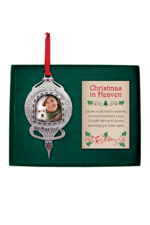 Christmas in Heaven Photo Ornament