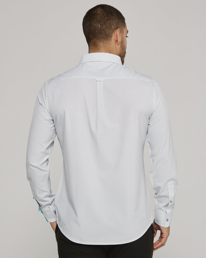 Cillian Long Sleeve Shirt - Seafoam