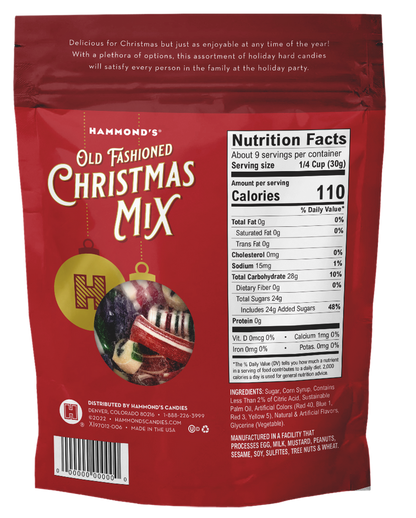 Classic Candy - Christmas Holiday Mix - 9 oz Resealable Bag