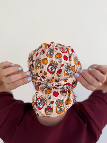 CloudCaps Scrub Cap | Apple Jam & Pumpkin Butter