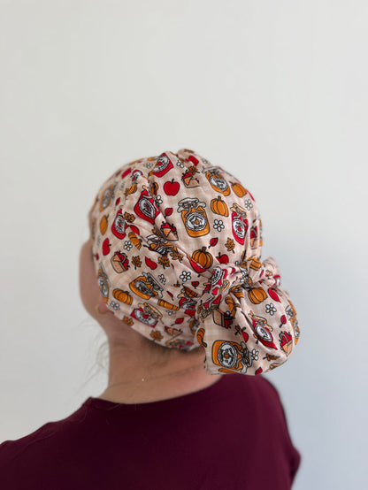 CloudCaps Scrub Cap | Apple Jam & Pumpkin Butter