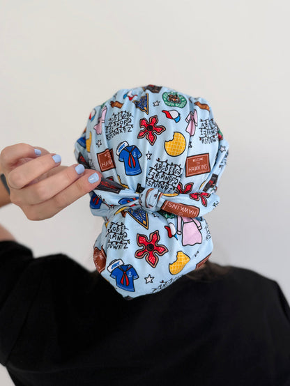 CloudCaps Scrub Cap | Stranger Things
