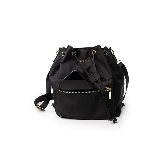 Convertible Bucket Bag - Black