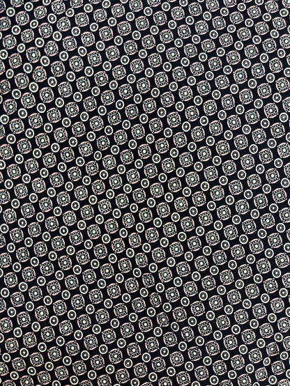 Cotton Spandex Print - Mini Geometric
