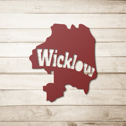 ☘️ County Wicklow Metal Wall Art ☘️