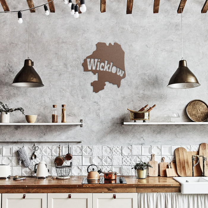 ☘️ County Wicklow Metal Wall Art ☘️