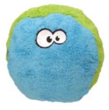 Cycle Dog Duraplush Fuzzball Blue Green
