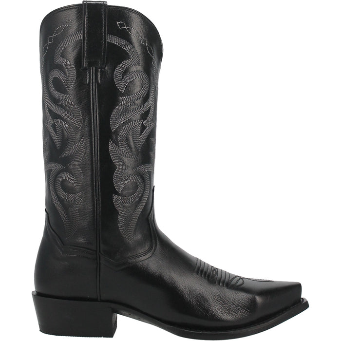 Dan Post Men' s Milwaukee Snip Toe Western Boot- Black