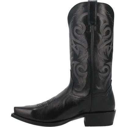 Dan Post Men' s Milwaukee Snip Toe Western Boot- Black