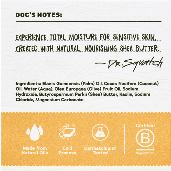 Dr. Squatch Total Moisture Shea Butter