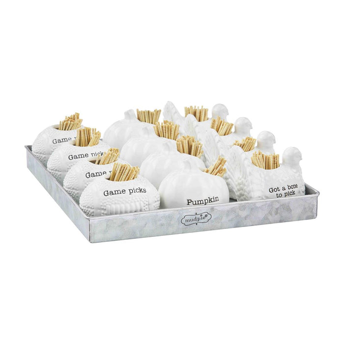 Fall Toothpick Holder - Mud Pie