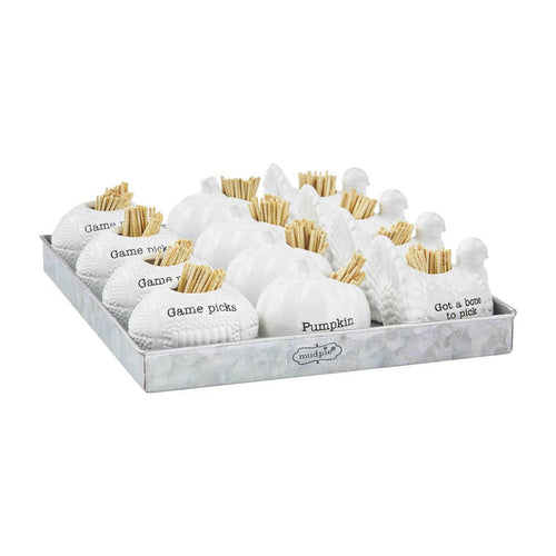 Fall Toothpick Holder - Mud Pie