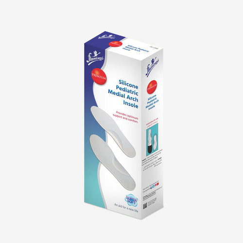 Flamingo Silicone Pediatric Medial Arch Insole Small, 1 Pair